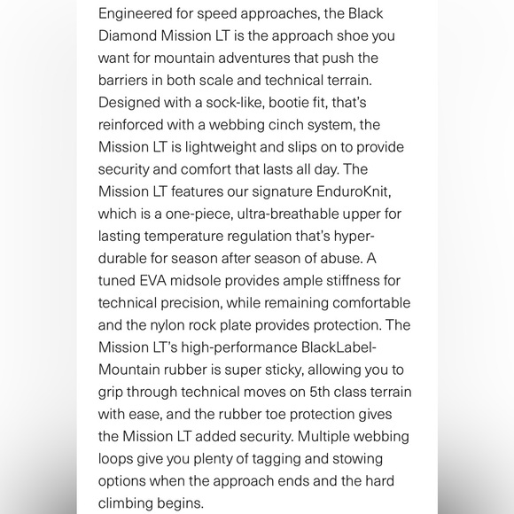 Black Diamond Women's Mission LT Approach Trail Running Anthracite/Wisteria 7.5 - Picture 15 of 16